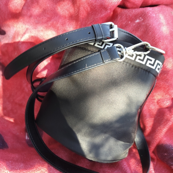 Versace Parfums Black Bucket Crossbody Bag - Picture 7 of 12